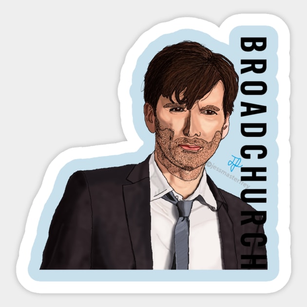 David Tennant Broadchurch Sticker by jessmasterfrey